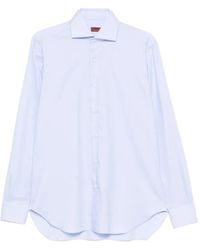 Barba Napoli - Spread-Collar Long-Sleeve Shirt - Lyst