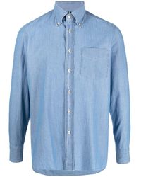 Luigi Borrelli Napoli - Chest-pocket Cotton Shirt - Lyst