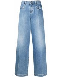 Philosophy Di Lorenzo Serafini - Pressed-Crease Wide-Leg Jeans - Lyst