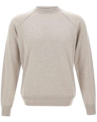 FILIPPO DE LAURENTIIS - Raglan-Sleeves Ribbed Sweater - Lyst