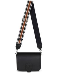 Etro - Small Essential Leather Messenger Bag - Lyst