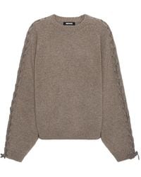 ROTATE BIRGER CHRISTENSEN - Pull En Maille À Détails De Lacets - Lyst