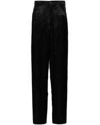 Balenciaga - High-waist Straight-leg Trousers - Lyst