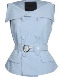 Liu Jo - Light Double-Breasted Vest With A Belt - Lyst