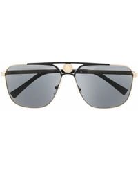 Versace - Medusa Head Pilot-Frame Sunglasses - Lyst