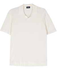 Drumohr - Fine-Knit Cotton Polo Shirt - Lyst