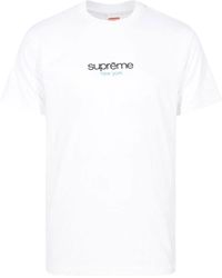 Supreme - Classic Logo Crewneck T-Shirt - Lyst