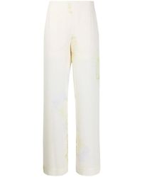 Baum und Pferdgarten - Floral-Print Pull-On Trousers - Lyst