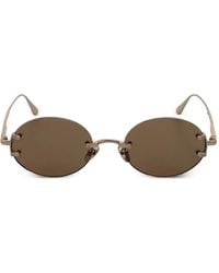 Linda Farrow - Stella Rimless Sunglasses - Lyst