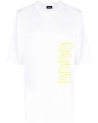 we11done - T-shirt Met Grafische Print - Lyst