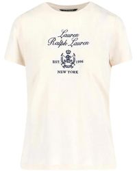 Ralph Lauren - Graphic T-Shirt - Lyst