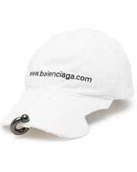 Balenciaga Front Piercing Cap ピアスディテール BALENCIAGA - Bal.com front piercing cap / キャップ
