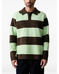 Les Deux - Striped Raglan-Sleeve Sweater - Lyst