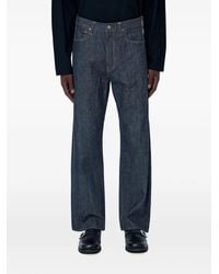 Visvim - Jeans Dritti Social Sculpture Con Cinque Tasche - Lyst