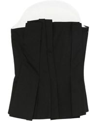 Rohe - Geplooide Bustier Top - Lyst