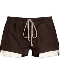 Rick Owens - Fog Drawstring Layered Shorts - Lyst