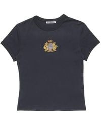 Acne Studios - Crest Logo T-Shirt - Lyst