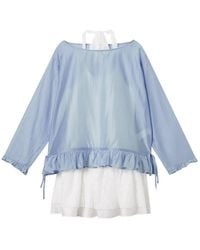 B+ AB - Lace Ruffled Playsuit - Lyst