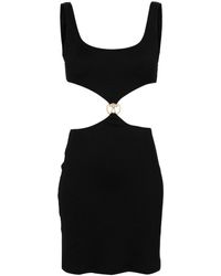 Moschino - Cut-out Ribbed Minidress - Lyst