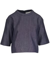 Twp - Zip-Up Blouse - Lyst