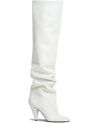 Proenza Schouler - Cone Slouch Over The Knee 100mm boots - Lyst