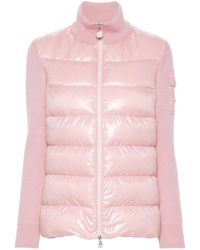 Moncler - Panelled Zip-up Down Jacket - Lyst