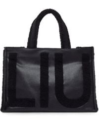 Liu Jo - Large Tote Bag With Logo - Lyst