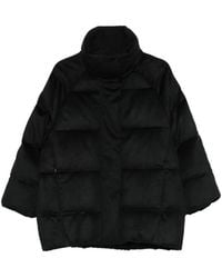 DUNO - Astrid Quilted High-Neck Coat - Lyst