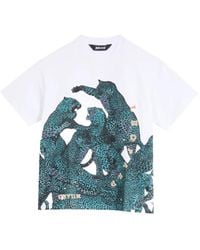 Just Cavalli - Leopard-Print T-Shirt - Lyst