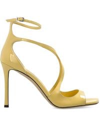 Jimmy Choo - Azia 95 Cross-Strap Sandals - Lyst