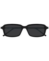 Saint Laurent - Rectangle-Frame Sunglasses - Lyst