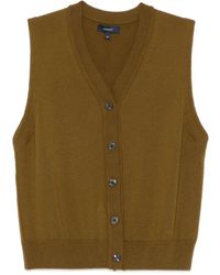 Soeur - Button-Front Sleeveless Top - Lyst