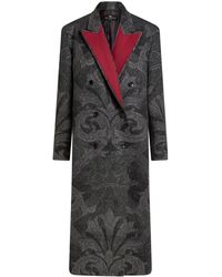 Etro - Patterned-Jacquard Wool Jacket - Lyst