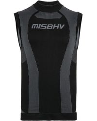 MISBHV - Jacquard-logo Panelled Performance Top - Lyst