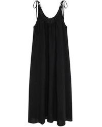 Anine Bing - Robe Mi-Longue Flora À Bretelles Nouées - Lyst