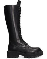Julie Dee - Lace-Up Chunky-Sole Boots - Lyst