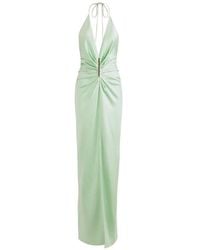 Silvia Tcherassi - Jenifer Halterneck Gathered Maxi Dress - Lyst