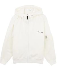 Toga - Zip-Up Panelled Hoodie - Lyst