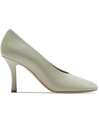Burberry - 85mm Slip-on Leather Pumps - Lyst