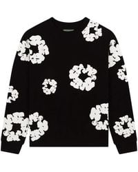DENIM TEARS - Wreath Long Sleeve T-Shirt - Lyst