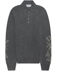 McQueen - Polo Con Manga Larga Bordado - Lyst