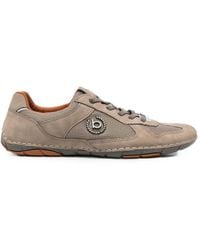 Bugatti - Lace-Up Logo-Plaque Sneakers - Lyst