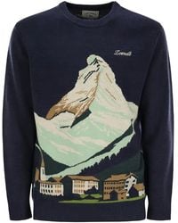 Mc2 Saint Barth - Heron C Trui Met Grafische Print - Lyst