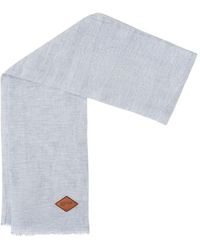 Lottusse - Gandria Logo-Patch Linen Scarf - Lyst