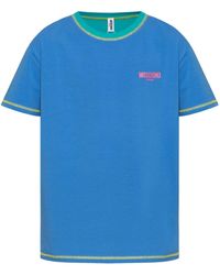 Moschino - T-shirt en coton à logo imprimé - Lyst