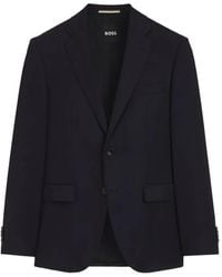 BOSS - Single-Breasted Fitted Blazer - Lyst