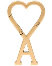 Ami Paris - Heart-Shaped Keyring - Lyst