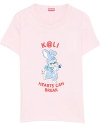KENZO - Graphic-Print T-Shirt - Lyst