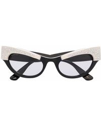 Gucci - Crystal-Embellished Cat-Eye Sunglasses - Lyst