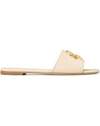 Tory Burch - Eleanor Leather Slides - Lyst
